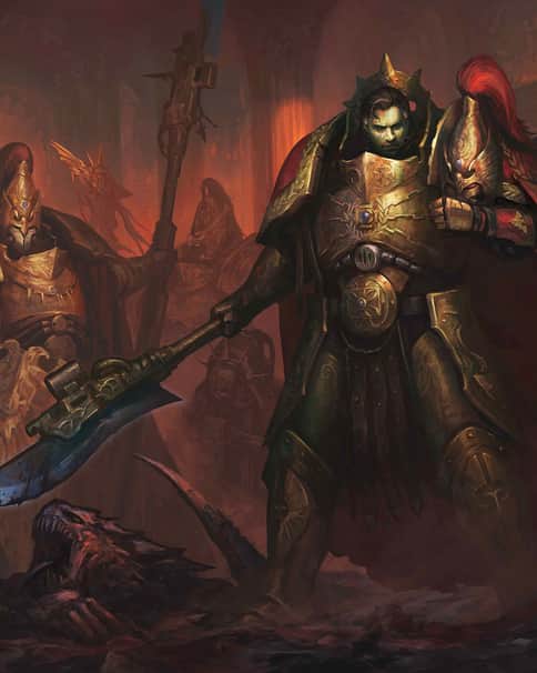 Custodes Shield Captain Caville by L J Koh 