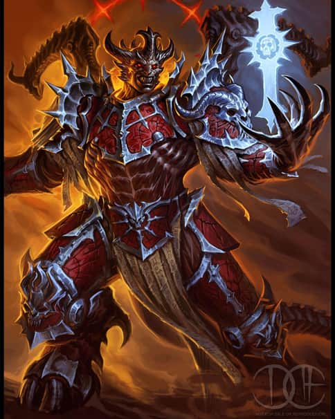 Daemon Primarch Lorgar by David Haire 