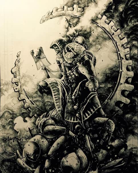 Dark Angels Chaplain by Jimbo Salgado 