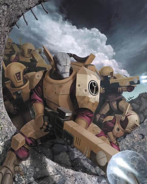 Fire Warriors by Philip Sibbering 