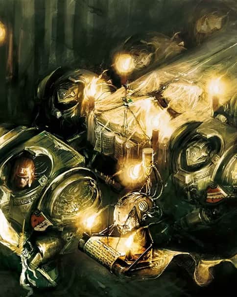 Grey Knights Burial Procession by Alex Boyd