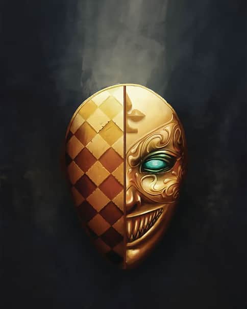 Harlequin Mask by Connor Magill 