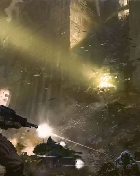 Imperium vs Tyranids by Paul Dainton 