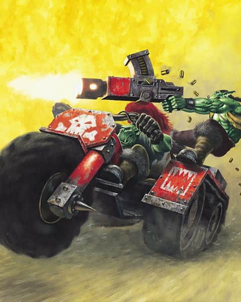 Ork War Bike by Richard Wright 