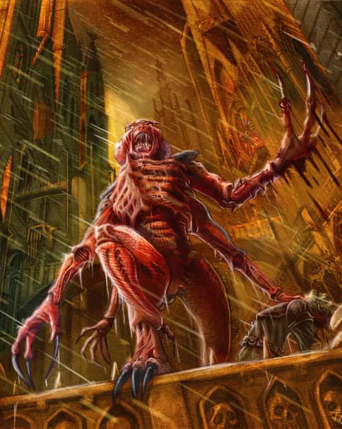 Prowler Genestealer by Piya Wannachaiwong 