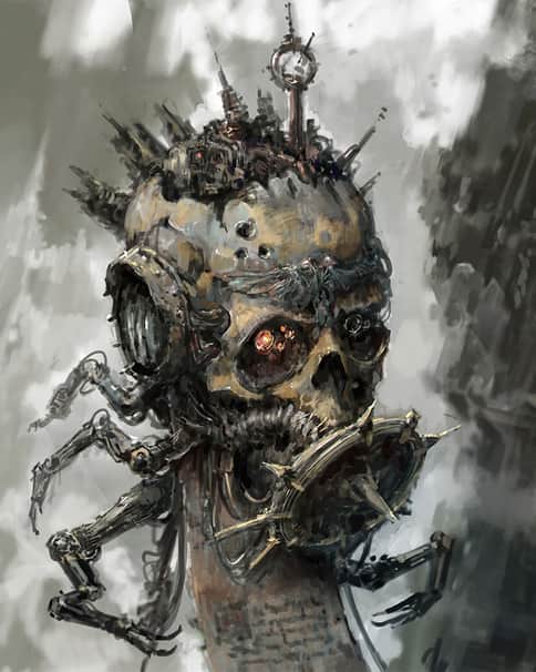 Servo Skull by Dmitry Brushray 