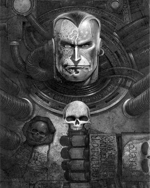 Space Marine Captain by Wayne England