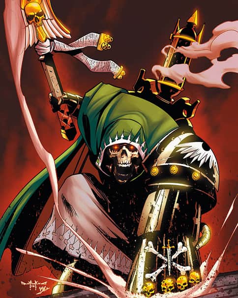 Dark Angels Chaplain by Pasquale Qualano 