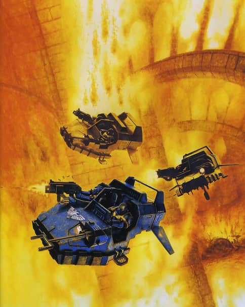 Ultramarines Land Speeder by Richard Wright 