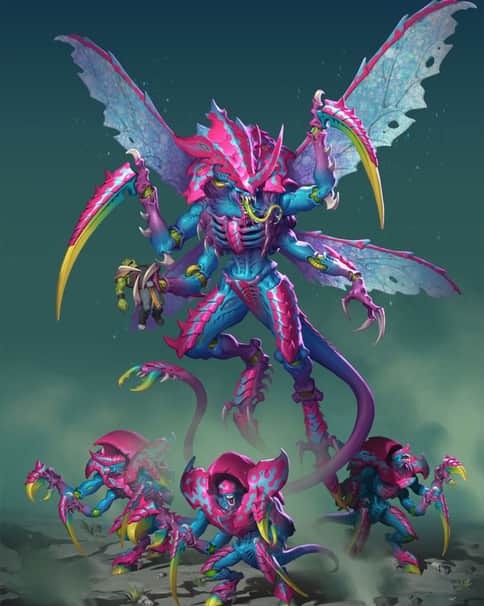 Yazzkull’s Tyranid Queen by Rok Kleva Ivančić 