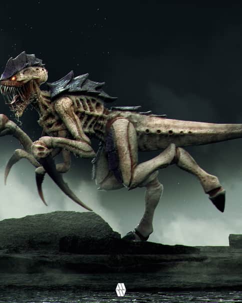An Alien Emerges by Marcus Whinney 