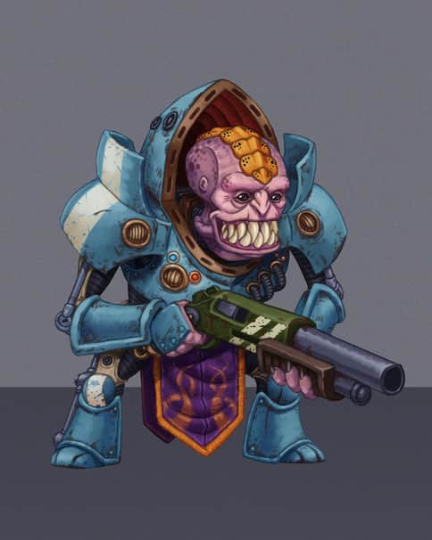 Cult Brood Warrior by Alexandr Erohov 