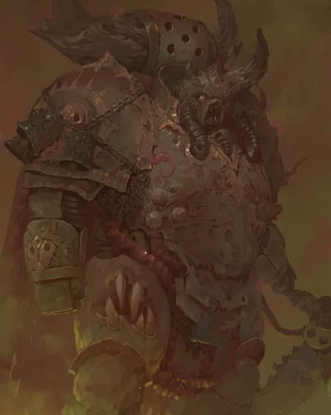 Death Guard Marine by Chris Campbell 
