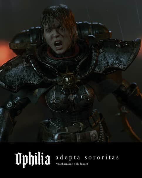 Ophilia – Adepta Sororitas by Mod Ratchata 