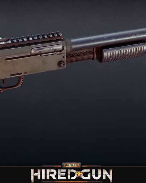 Shotgun for Necromunda by Charles Thomas Shotgun for Necromunda by Charles Thomas