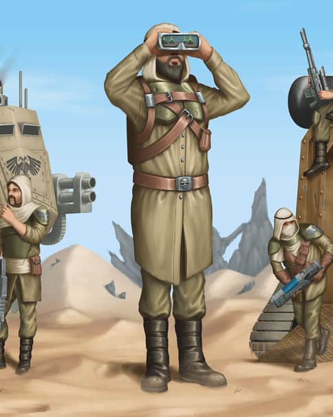 Tallarn Desert Riders by Bartłomiej Vetinari 