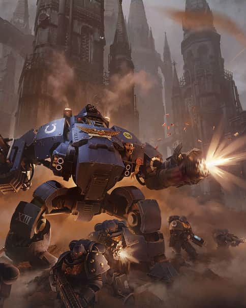 Ultramarines Dreadnought by Patryk Stefaniak