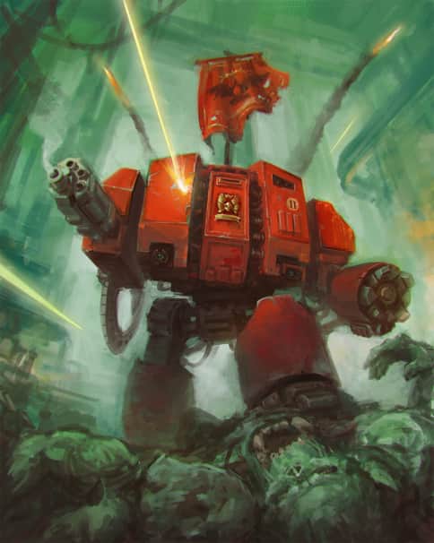 Blood Raven Dreadnought by Victor Kevruh 