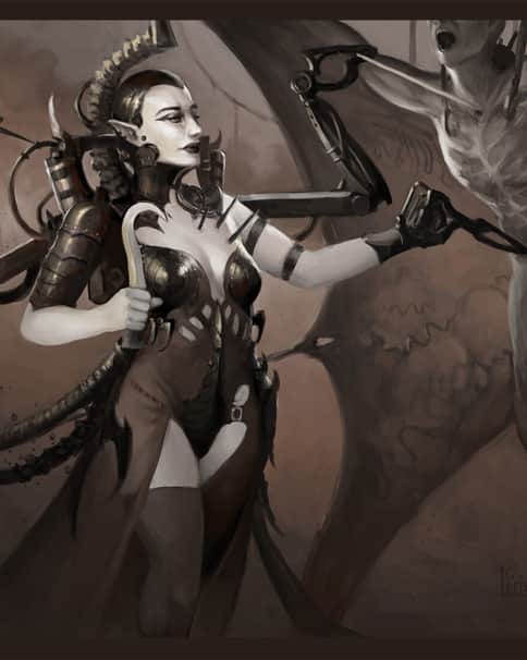 Haemonculi Drukhari by Gauthier Redon 