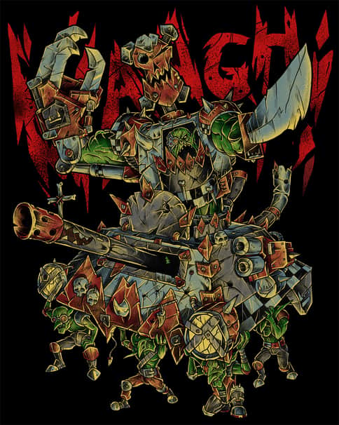 Ork Warboss by Nikita Shalaginov 