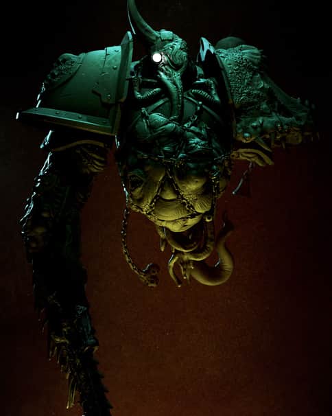Plague Marine Bust by Oliver Schümann 