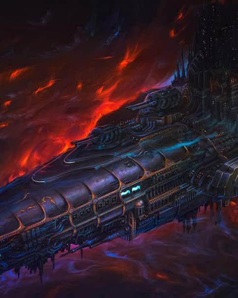 Rogue Traders Starship by Dmitrii Ustinov 
