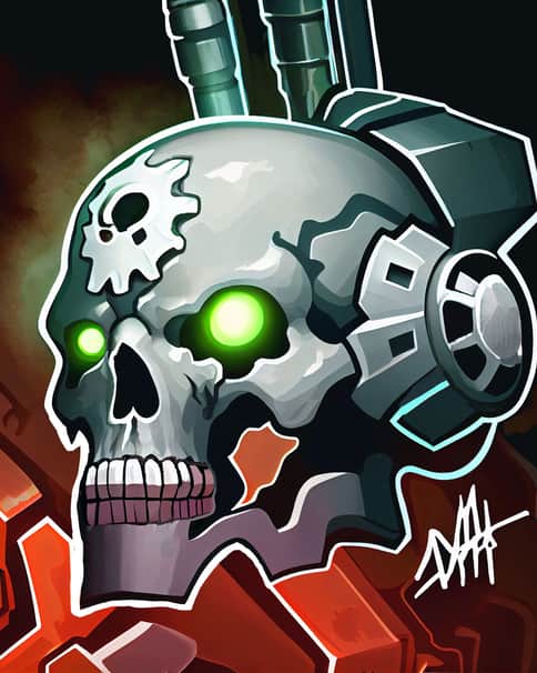 Servo-Skull by Vlad Parkhomenko 