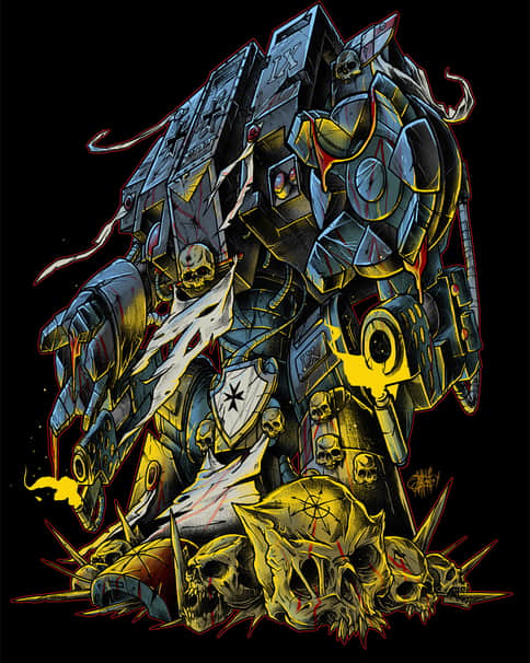 Warhammer Dreadnought by Nikita Shalaginov 