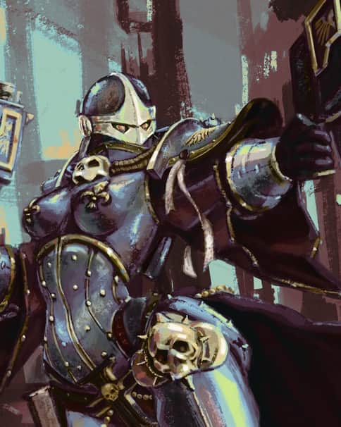 Adepta Sororitas by Mikhail Kafidov 
