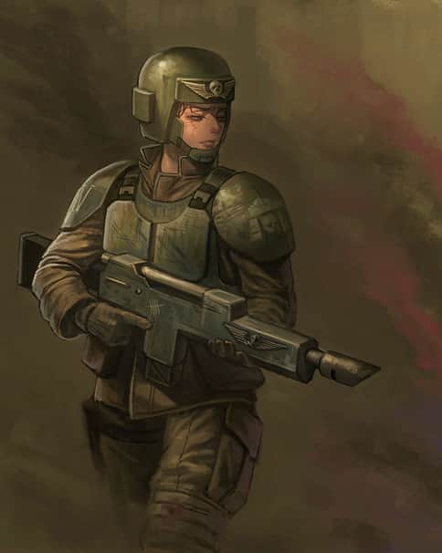 Cadian Guardsmen by EKA 