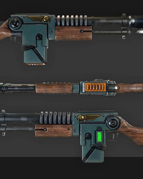 Hellbore Lasgun by Nathan Mulhollen