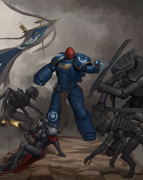 Imperium vs Tyranids by Daniel Mitchell 