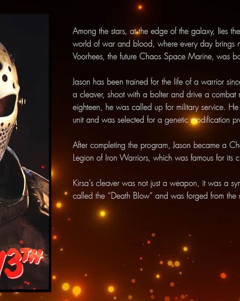 Jason Voorhees 40K by Sergei Lazarev 