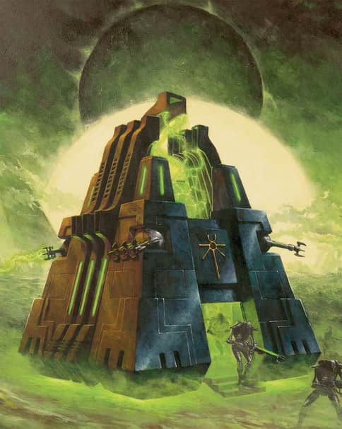 Necron Monolith by Karl Kopinski 