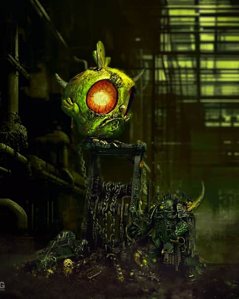 Nurgle Bird by Casey Landreth 