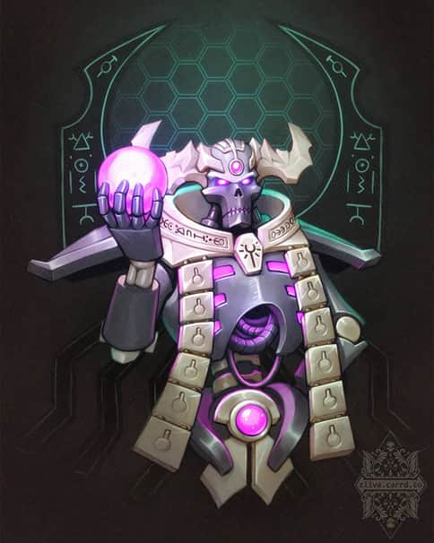 Necron Lord by Tamara Husarieva 
