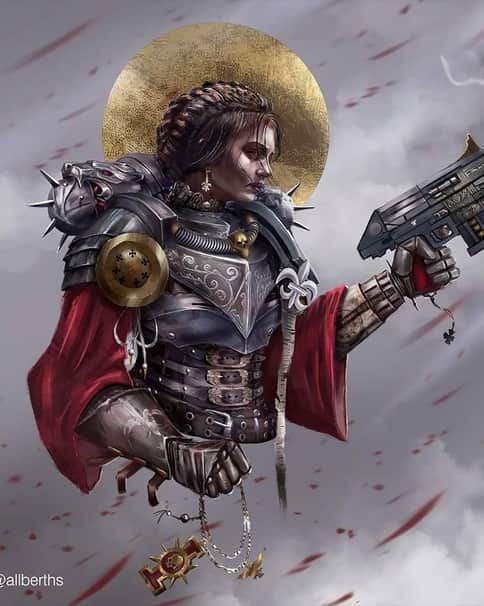Adepta Sororita by Albert Sargsyan 