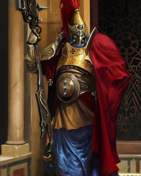 Adeptus Custodes by Stefan Ristić 