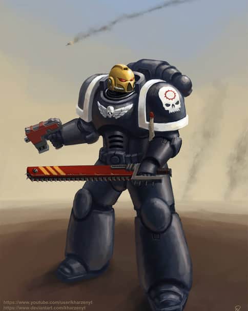 Adulator Space Marine by Jason Miller 