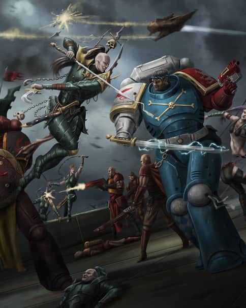 Against Drukhari Raiders by Rian Macanip 