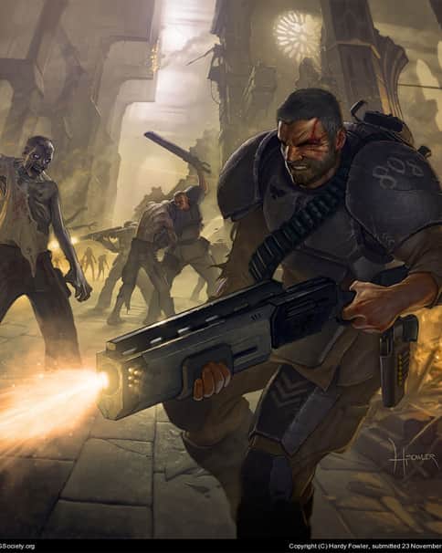 Cadian Guard by Hardy Fowler 