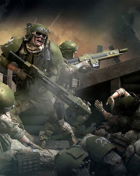 Cadian Shock Troops by Dmitriy Mironov 