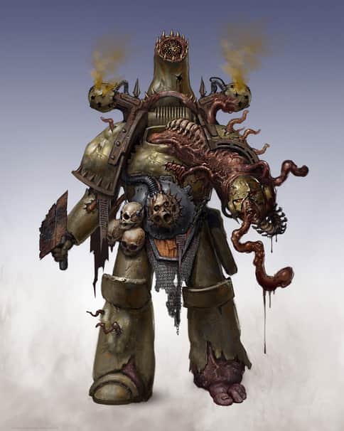 Chaos Space Marine by Bruce Yu 
