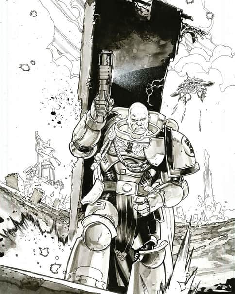 Chapter Master Valrak by Andrei Bressan 