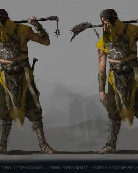 Cultist Melee by Miguel Iglesias Cultist Melee by Miguel Iglesias