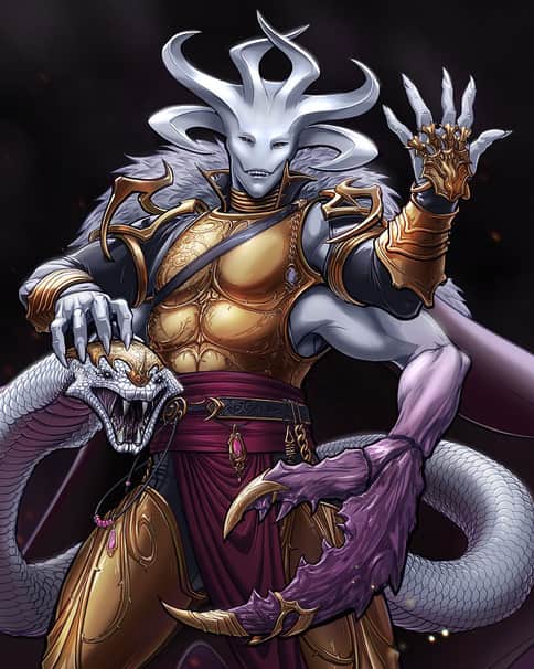 Daemon Prince of Slaanesh by Inkary Daemon Prince of Slaanesh by Inkary