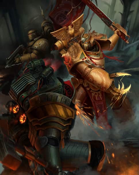 Dorn vs Perturabo by Serdjek Sholohovshek 