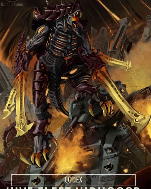 Hive Fleet Nidhoggr by Andrew Lowry 