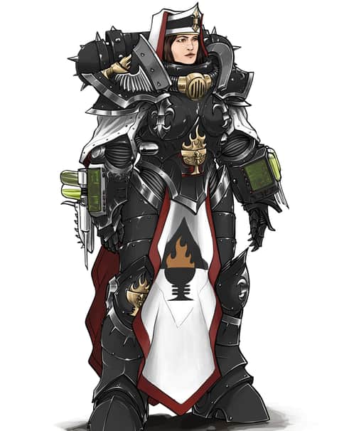 Hospitaller Sororitas by Yan Vereskov 
