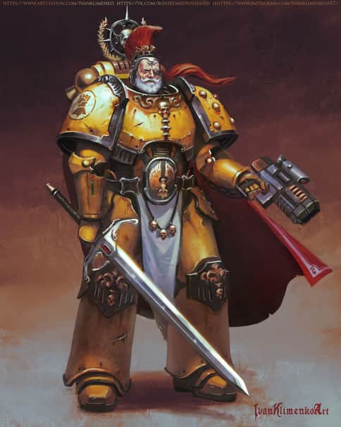 Imperial Fists Praetor by Ivan Klimenko 